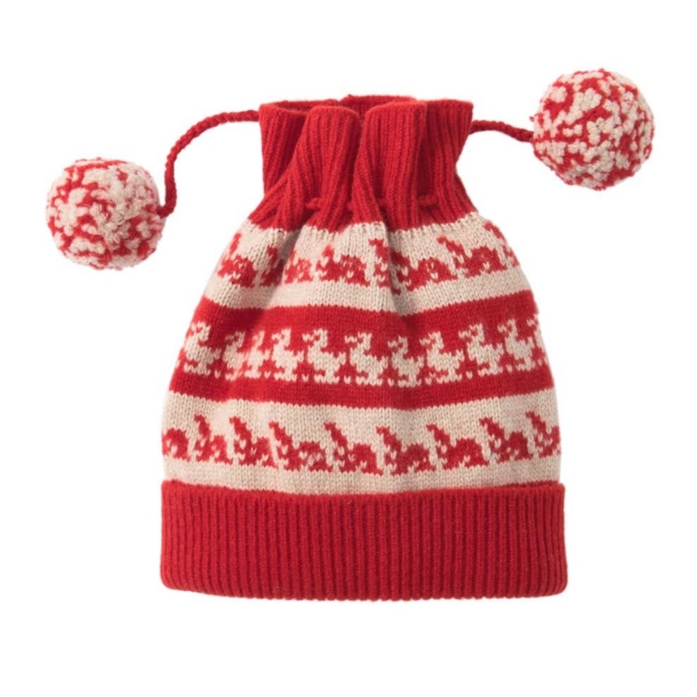 ❤️$195 Burberry Drawstring Wool/Cashmere Beanie NWT